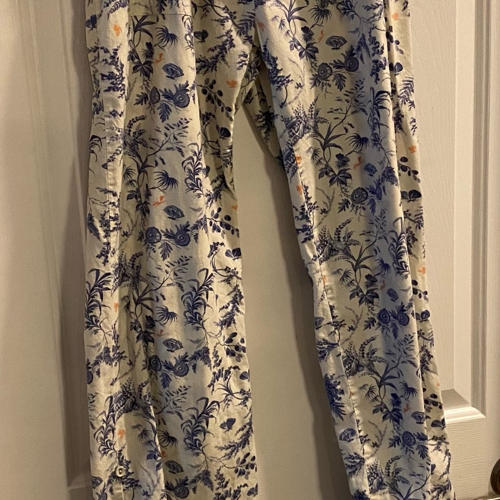 GAP Floral Pajama Pants with Pink Drawstring - Picture 10 of 16